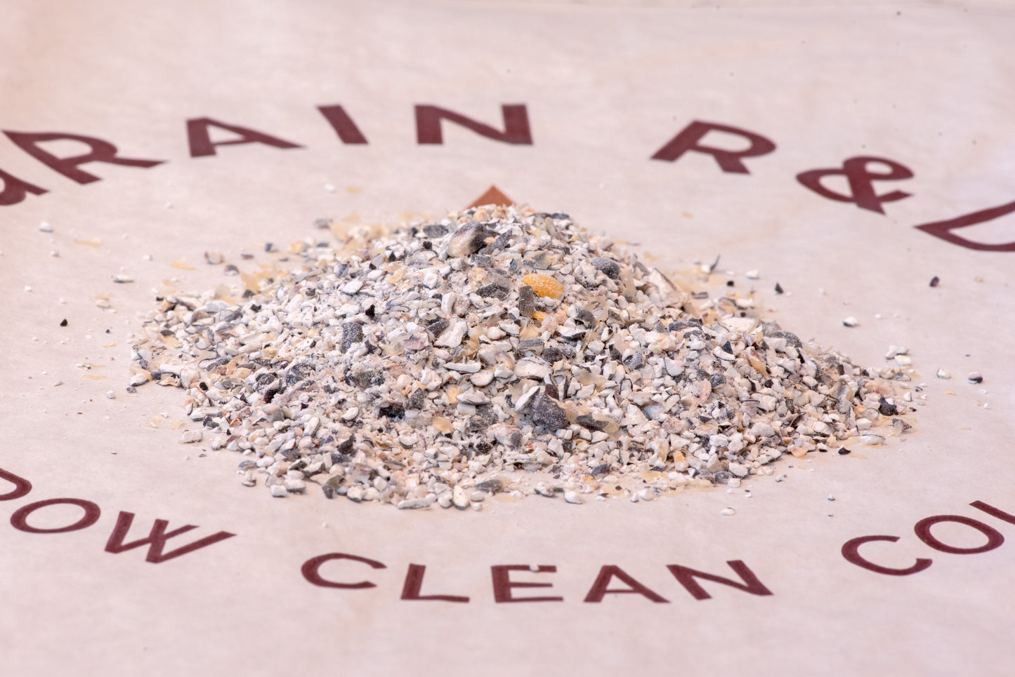 Ute Moonstone raw cracked blue corn — cracked non-GMO heritage blue corn