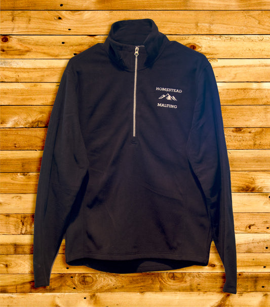 Quarter Zip Long Sleeve - Black